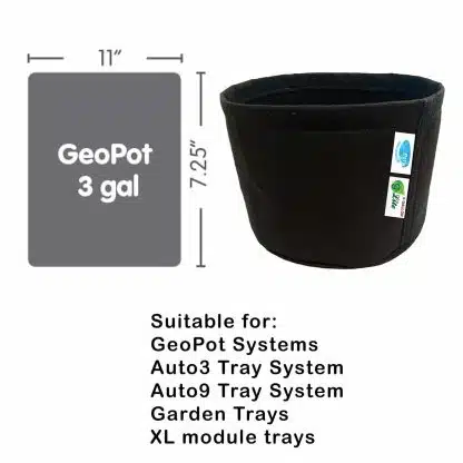 AutoPot GeoPot G Lite 3 gal Fabric Pot - Image 2