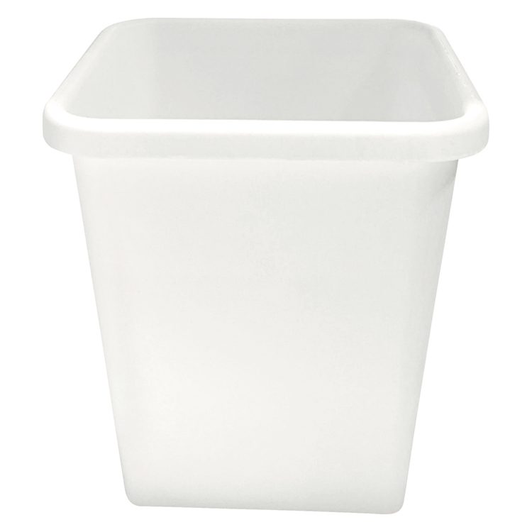 3.9 gal white pot top side